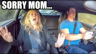 MOM REACTS TO 800HP SUPERCHARGED LAMBORGHINI!
